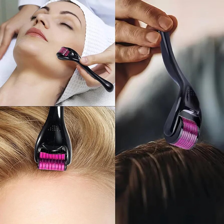 Dermaroller pour la peau et cheveux