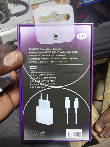 Adaptateur USB-C 25W & Câble Lightning