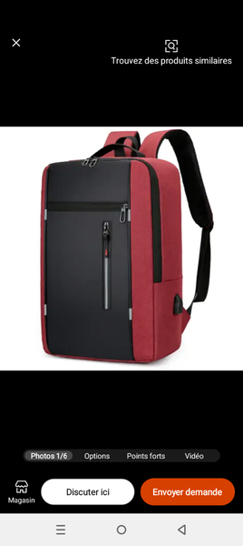 Sac à dos étanche élégant