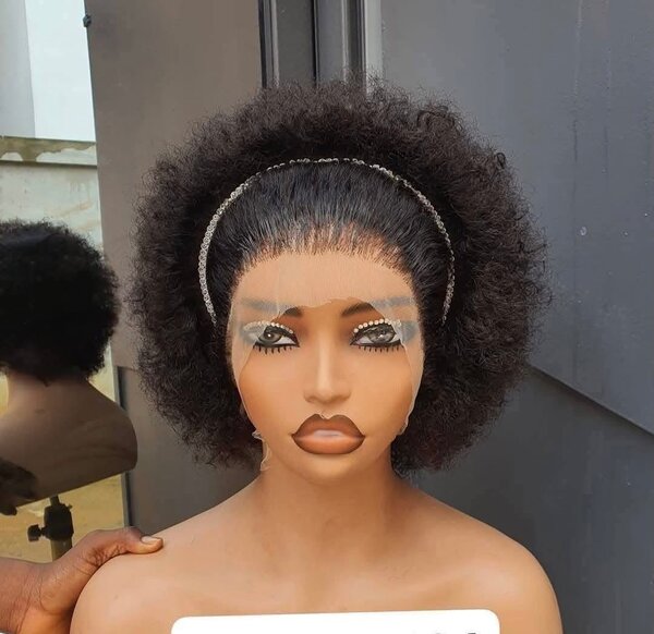 Perruque Afro en frontale T