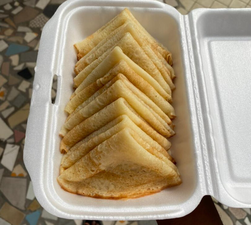 Crêpes au nutella et nature