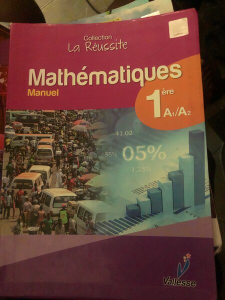 Manuel Mathématiques 1ère