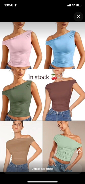 Top asymétrique tendance