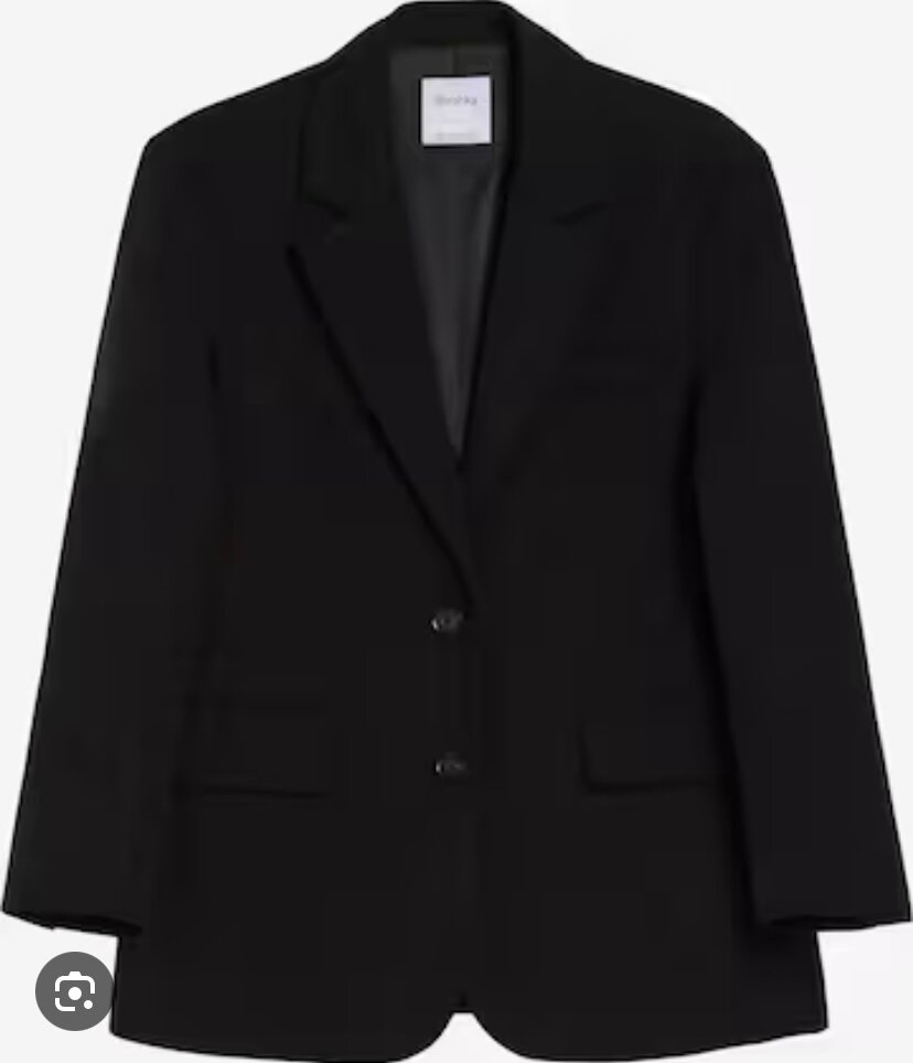 Blazer noir élégant femme