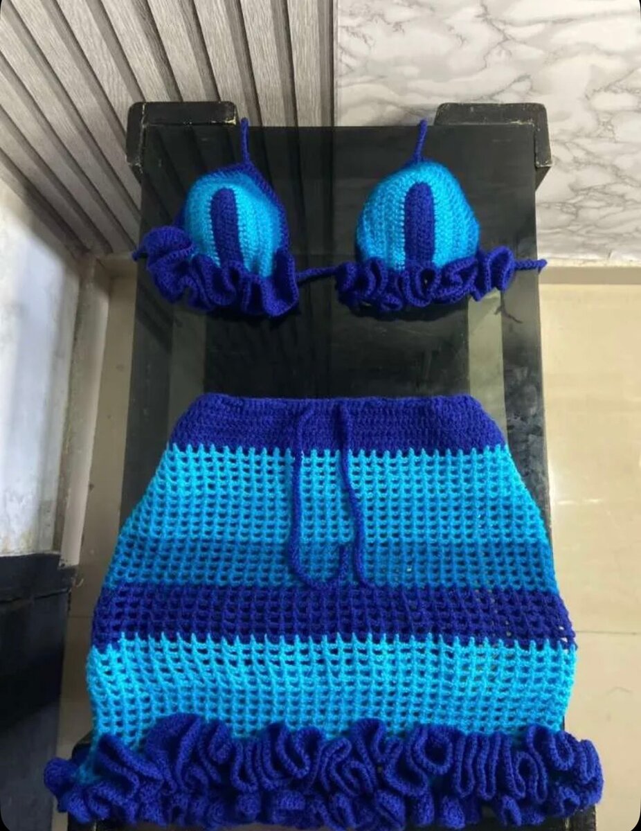 Ensemble crochet femme