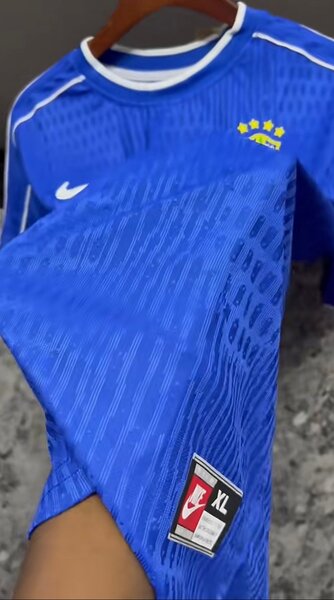 Maillot Brésil Nike Bleu