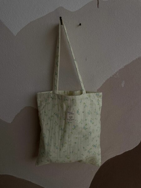 Sac cabas en coton floral
