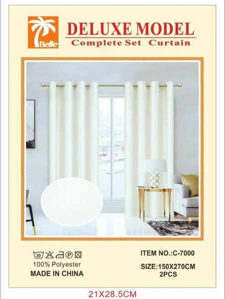 Deux Rideaux 150x270 cm