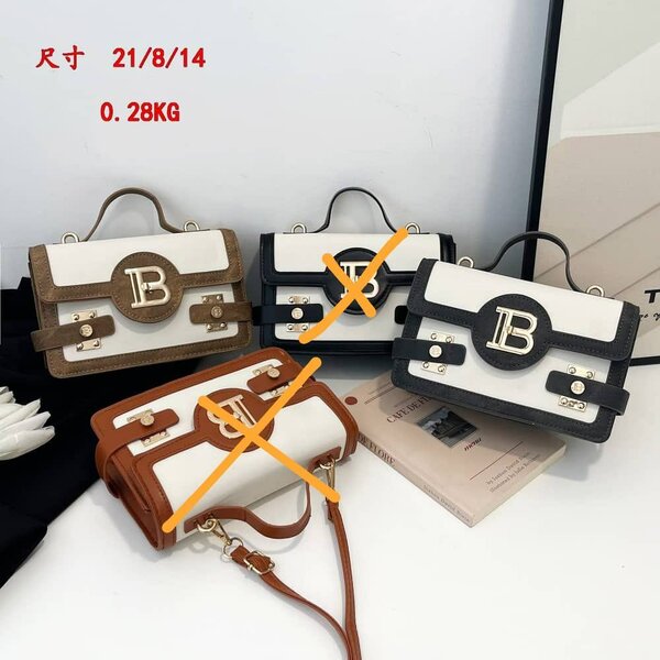 Élégant sac à main Bicolore