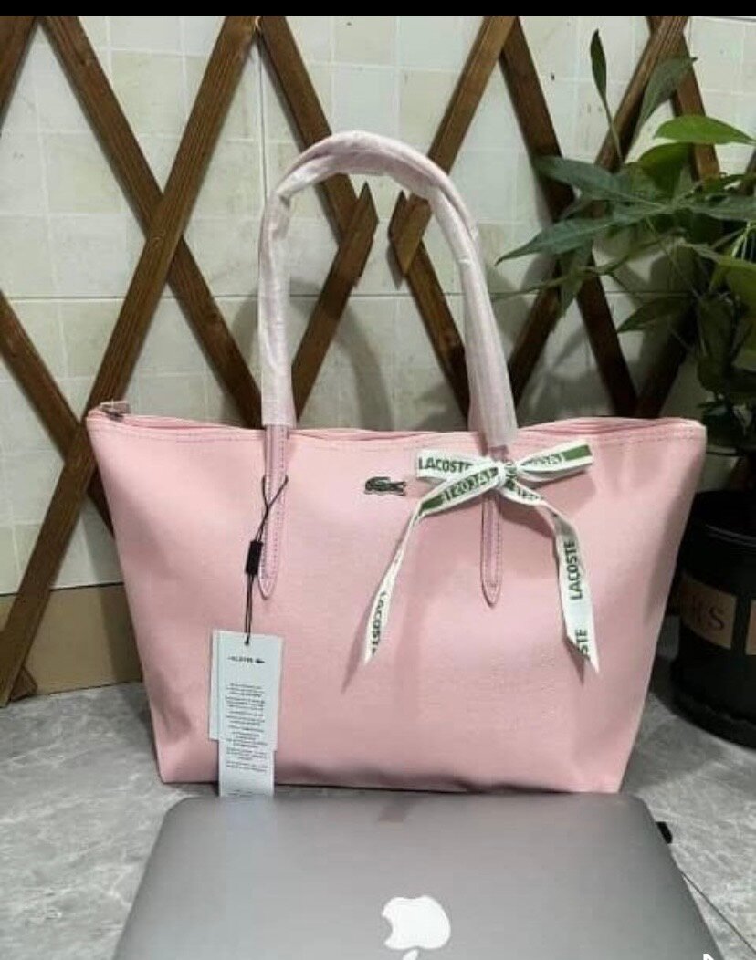 Sac cabas Lacoste en toile