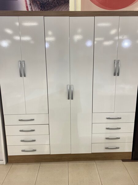 Oak white wardrobe