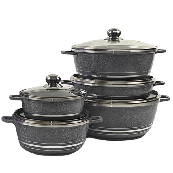 Batterie de Cuisine 5 Pièces Antiadésive