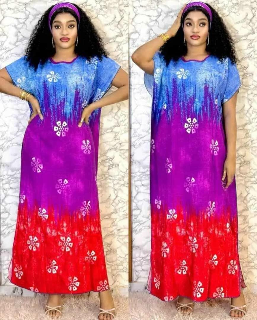 Robe longue colorée bohème