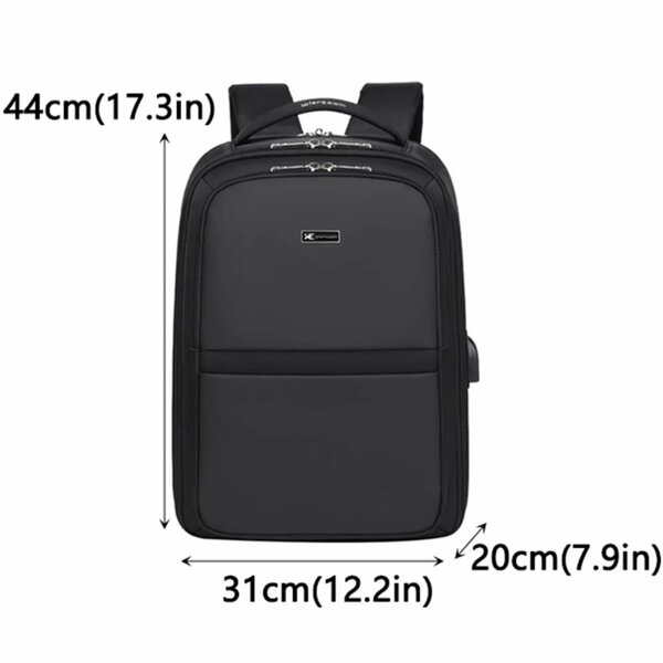 Sac à dos noir pour ordinateur portable