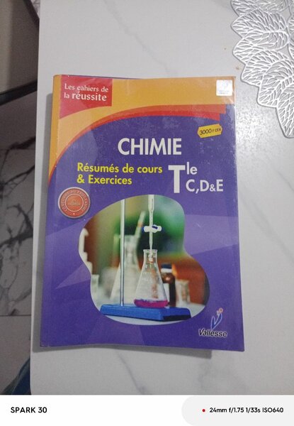 Résumé Chimie Tle C,D&E