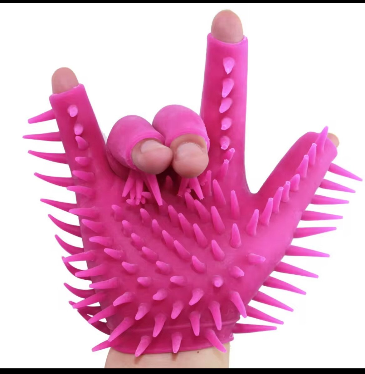 Gant Silhouette pour Massage