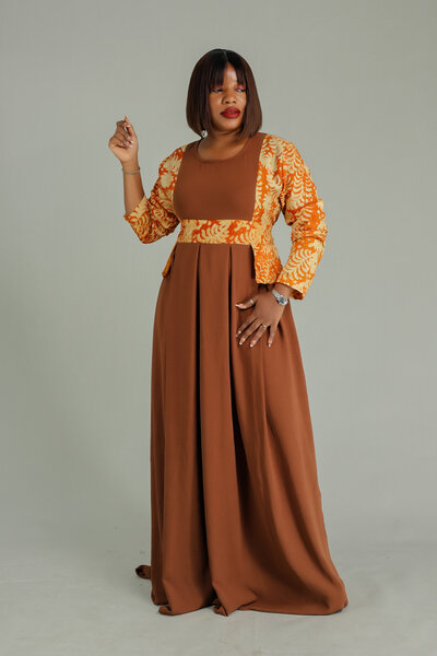 Robe longue élégante femme