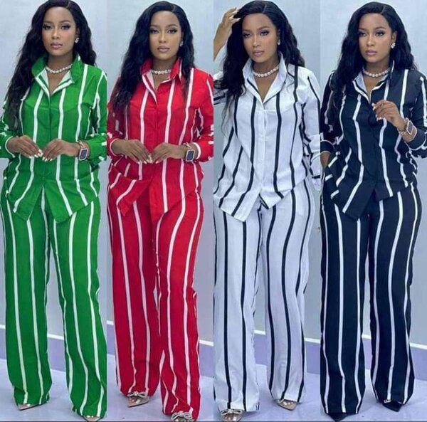 Goll Striped 2 piece suit