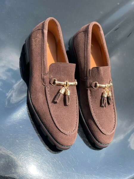 chaussures marron pour hommes  m113