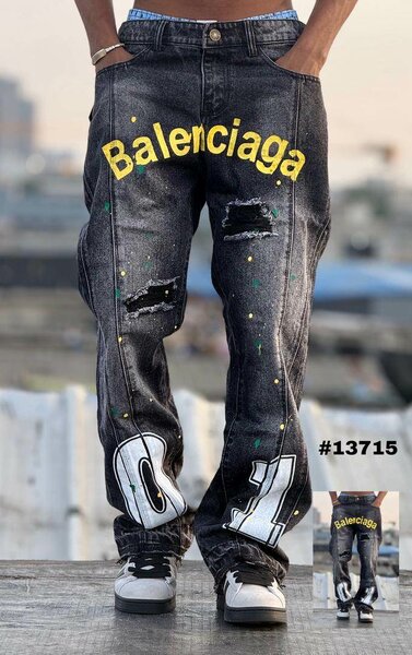 Jean large homme streetwear