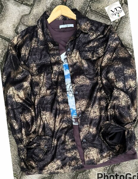 Veste en jean délavée homme