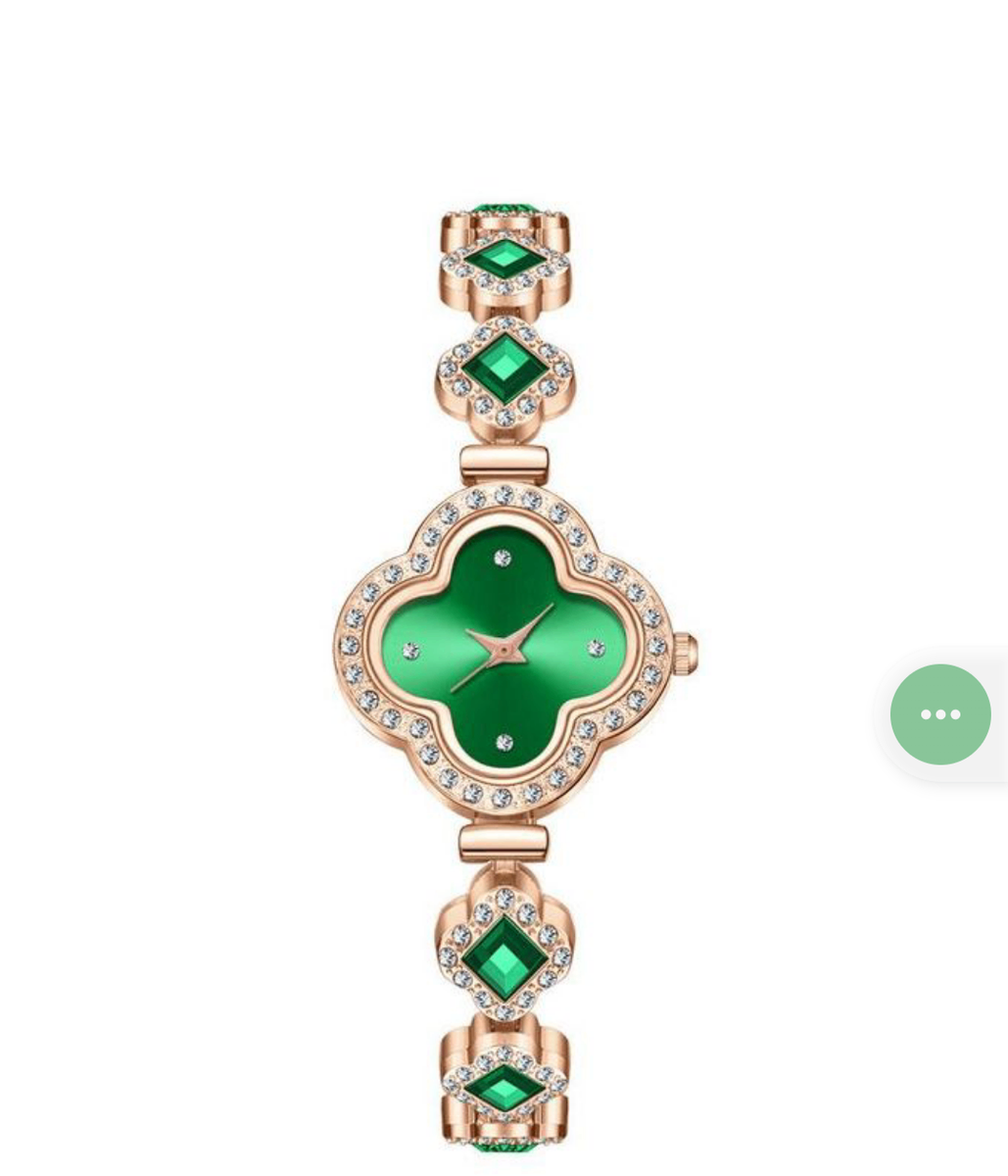 Montre à quartz femme - vert o