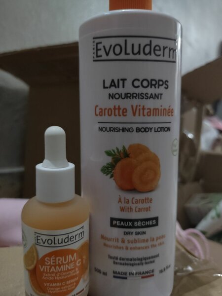 Evoluderm Lait Corps Carotte