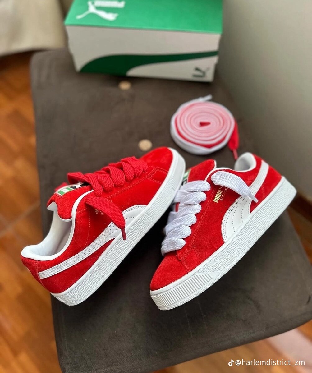 Chaussures Puma Suede Rouge
