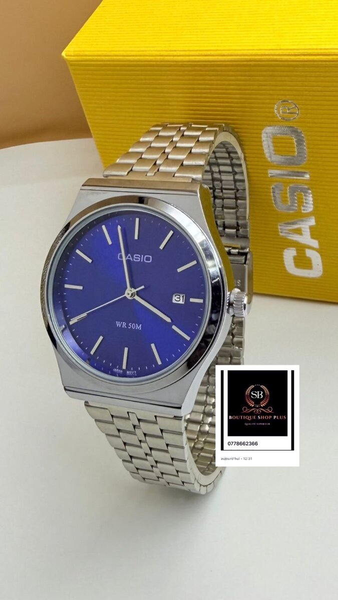 Montre Casio Acier Étanche