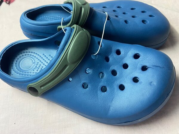 Sabots confortables bleus