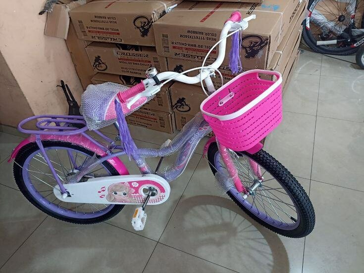 Vélo enfant fille panier