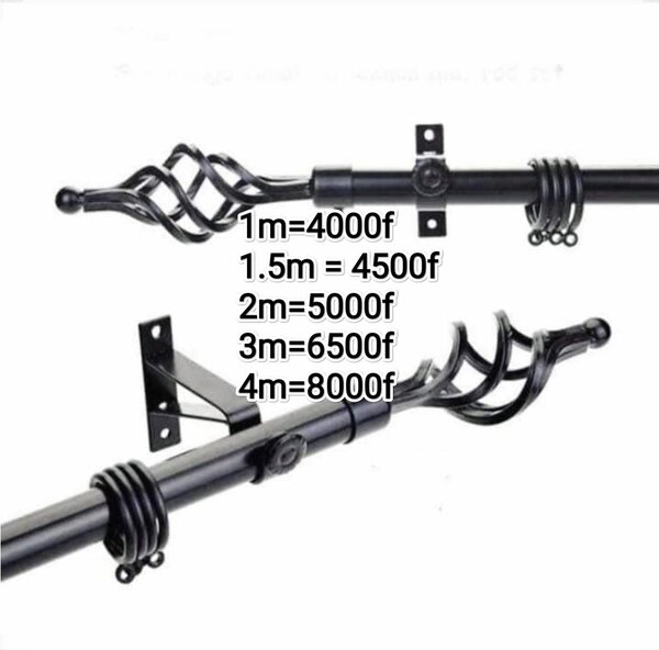 Barre de fer de rideaux