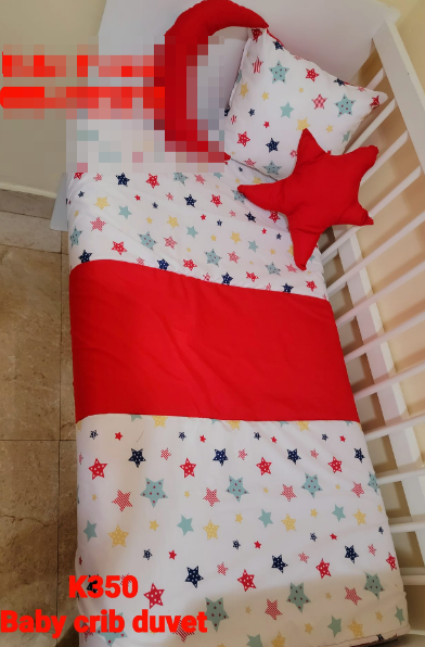 red with stars sleeping kit