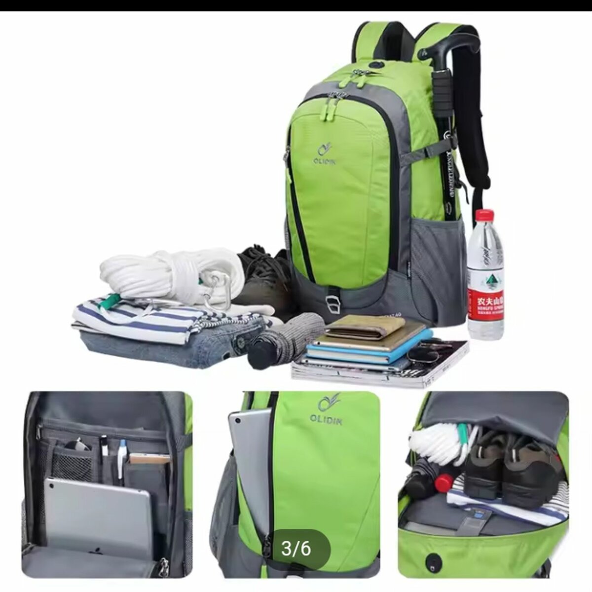 35litres waterproof travelling backpack