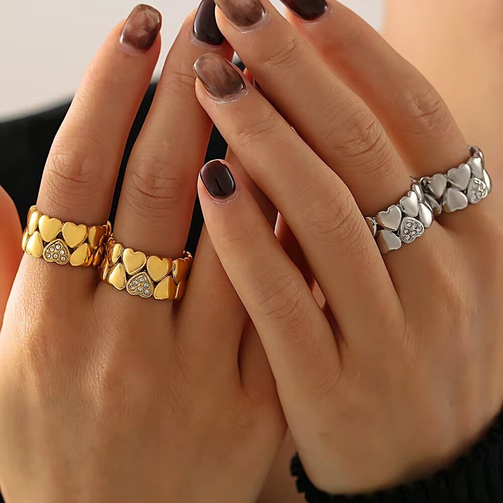 Bague Cœur en Argent