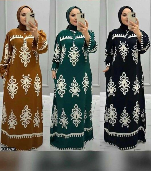 Robe Longue Brodée Élégante