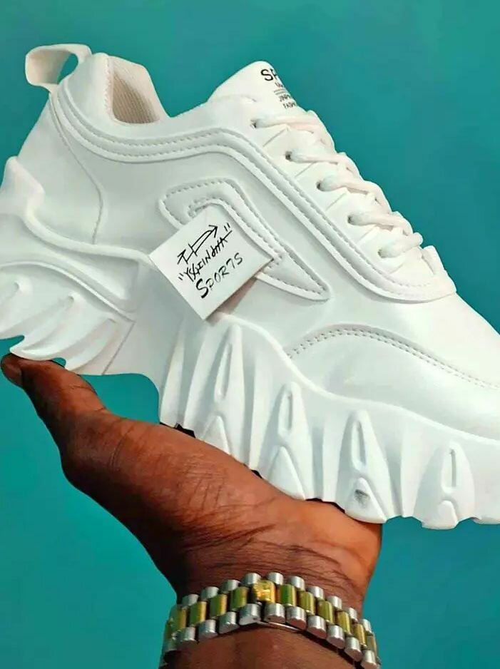 Baskets Chunky Blanc Style