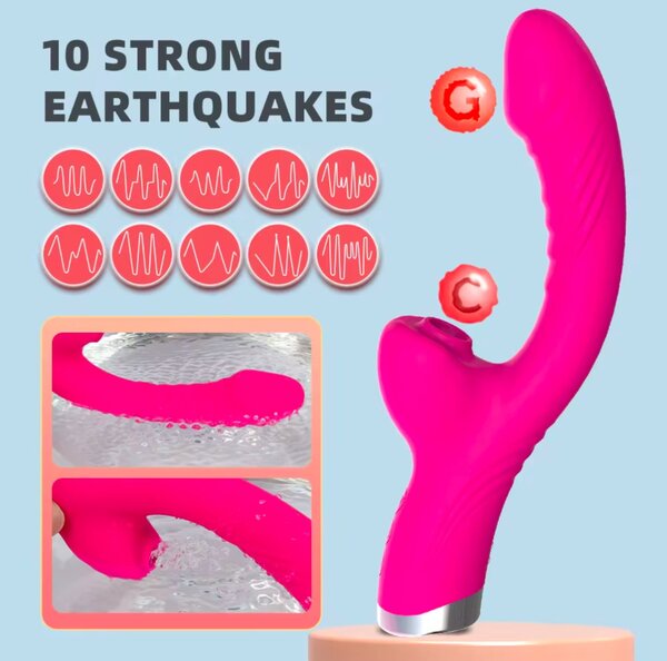 Realistic Dildo Suck Vibrator