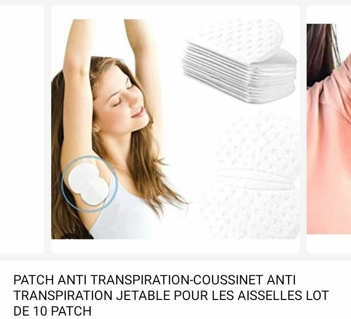 Patch anti transpiration coussinet