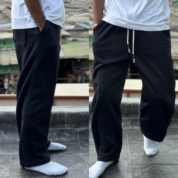 Pantalon de jogging noir pour homme