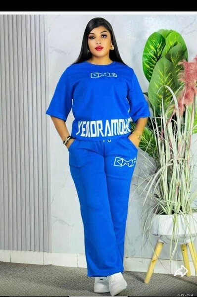 Ensemble survêtement femme bleu