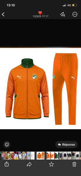 Ensemble de survêtement coloré