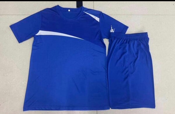 Ensemble foot homme bleu sport