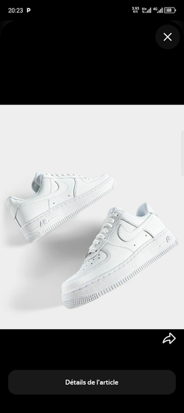 Baskets blanches en cuir