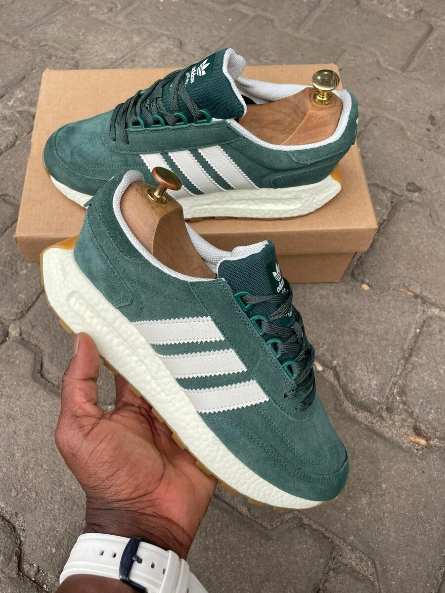 Baskets Vertes Homme Confort