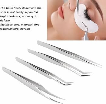 Lash tweezers set
