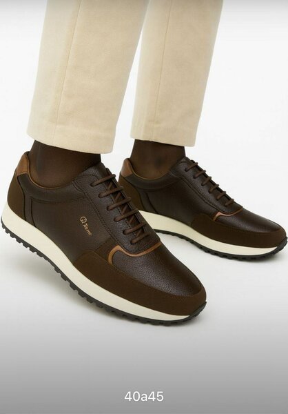 Sneakers élégantes en cuir pour hommes