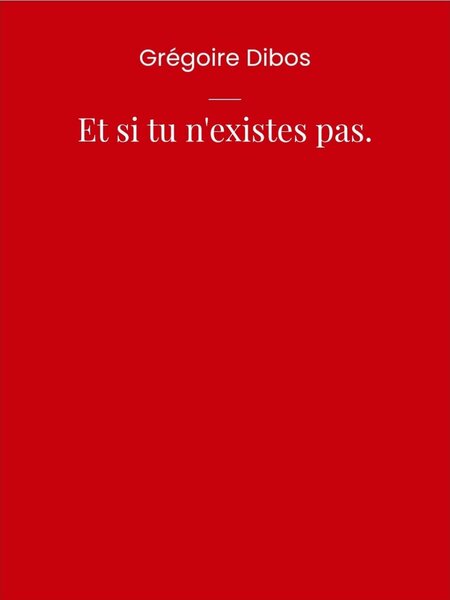 "Et si tu n'existes pas" Ebook