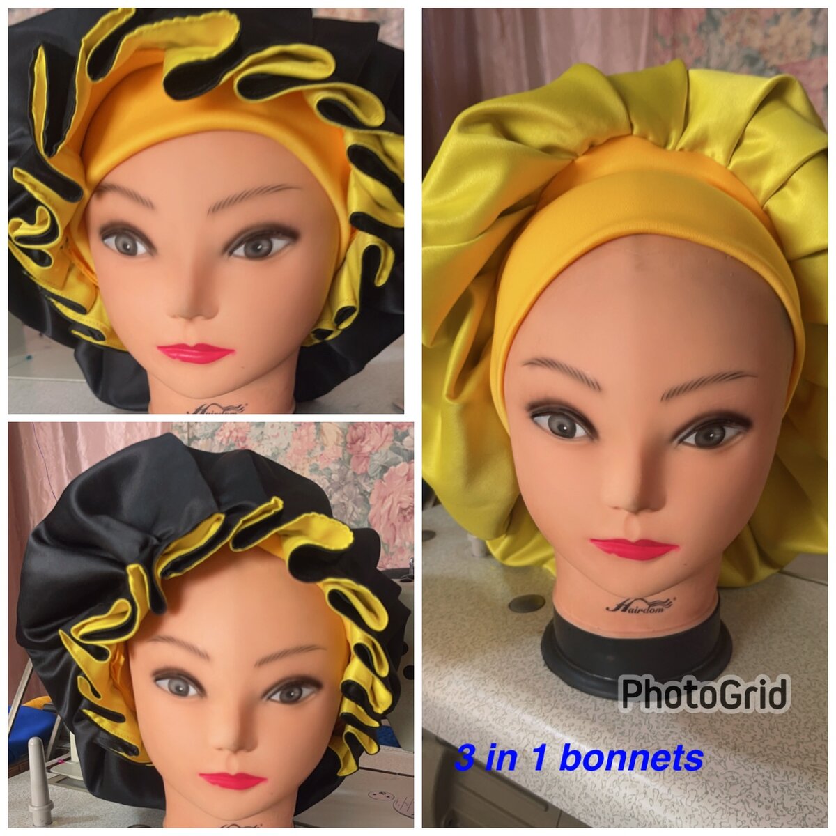 Hair bonnets