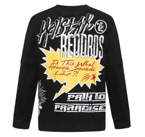 Sweatshirt Longue Noir Design